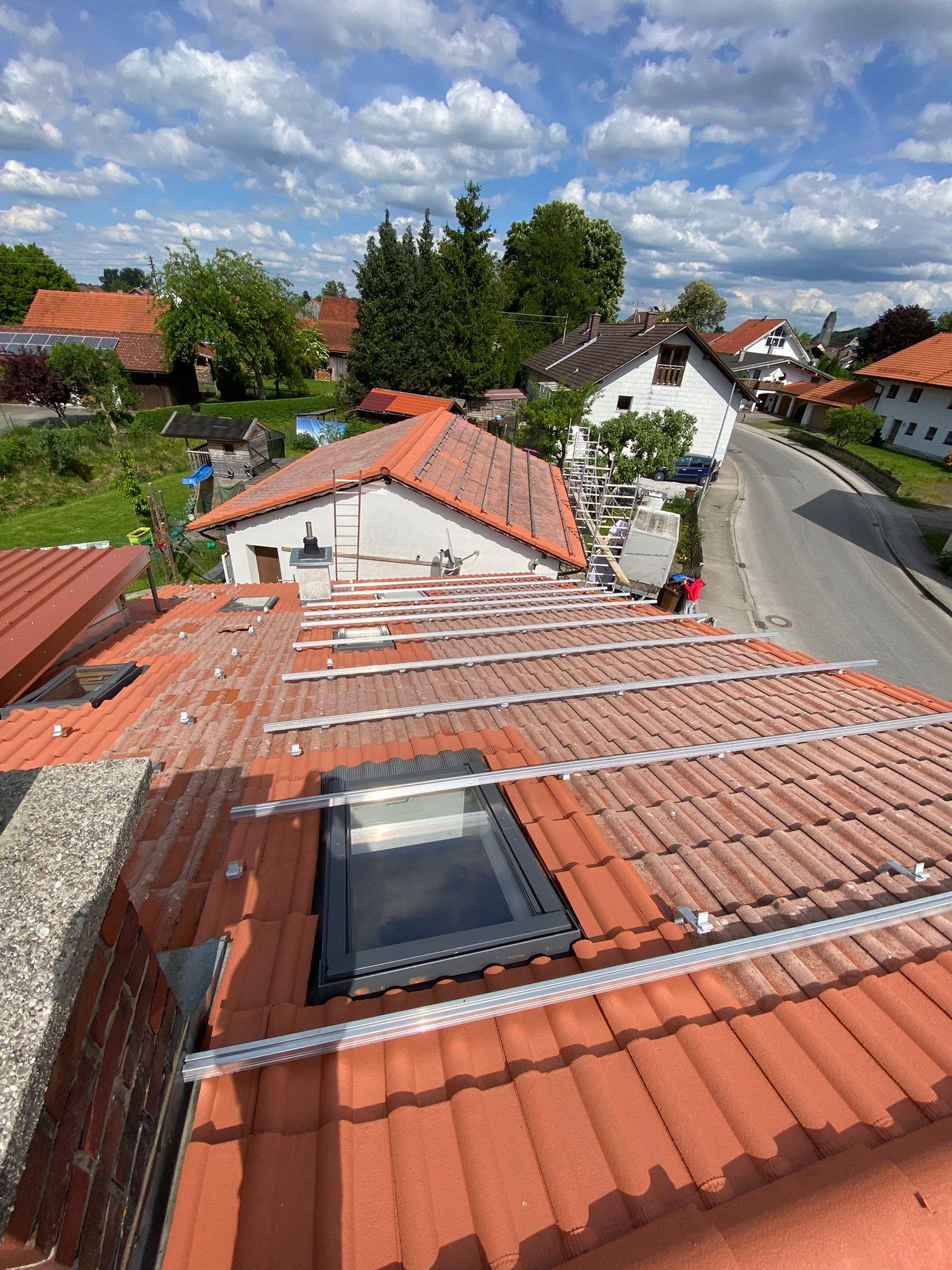 first and second roof, all rails set