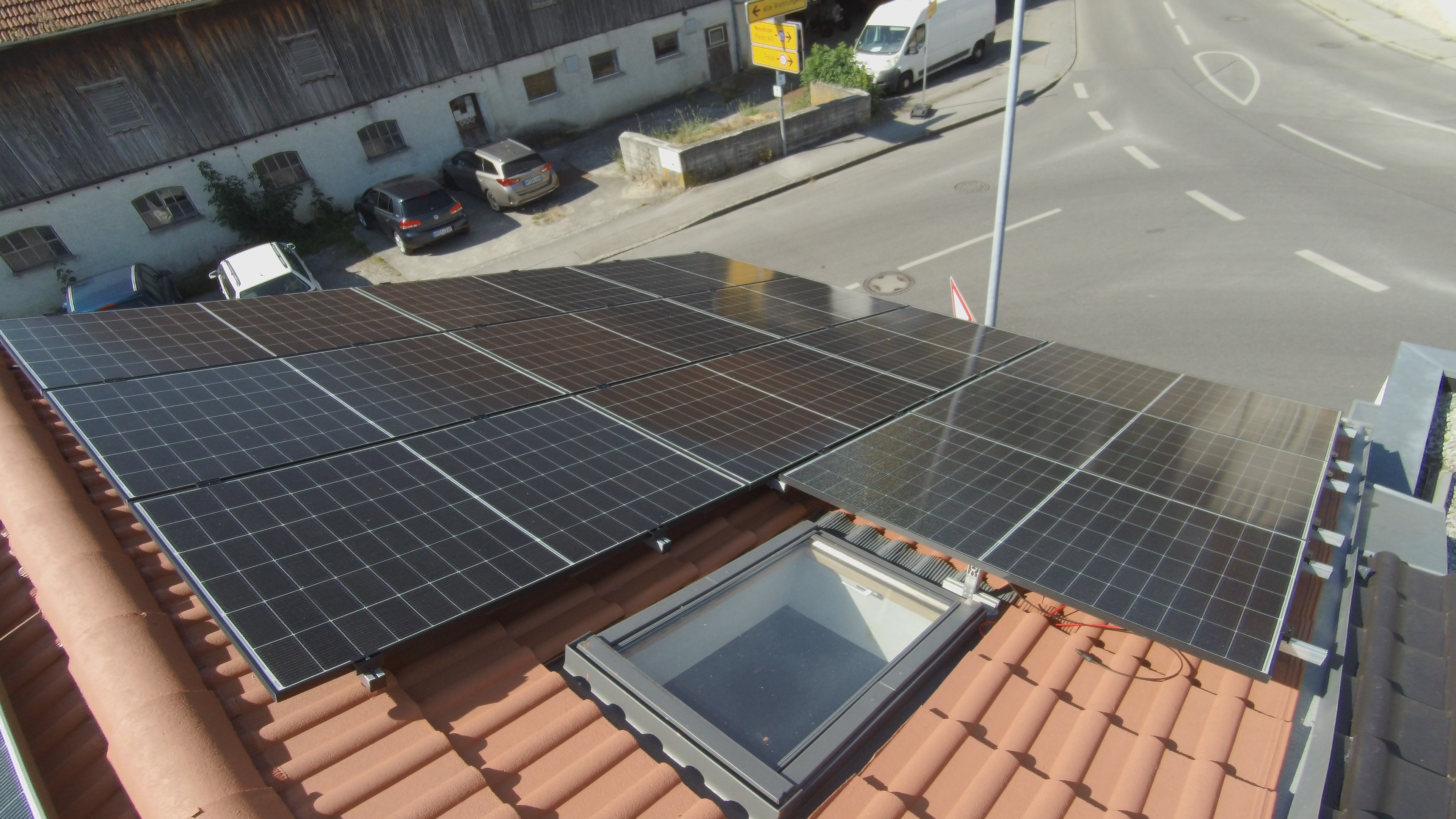 third roof (West), all modules set