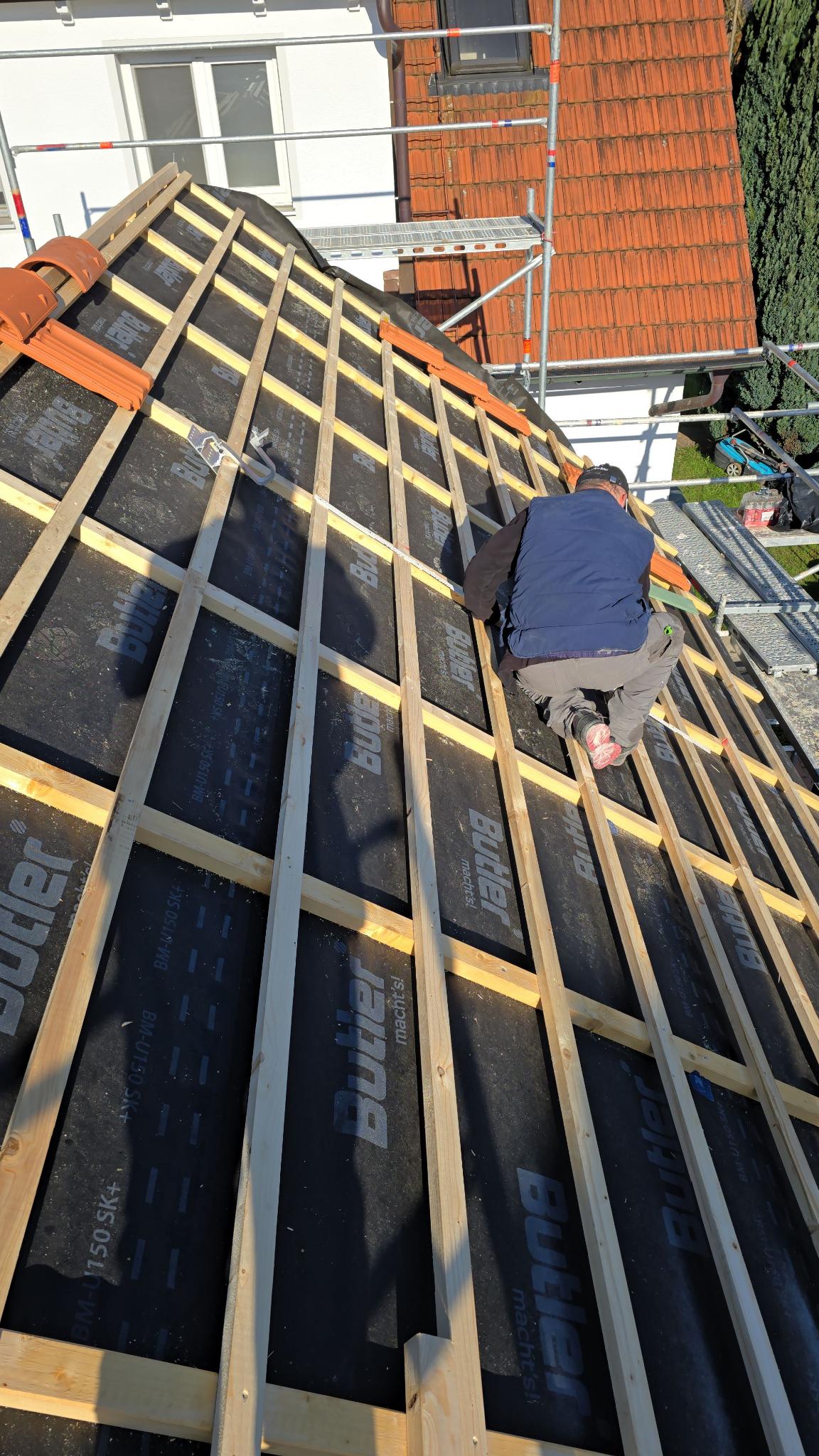 garage roof renovation, Northern part
