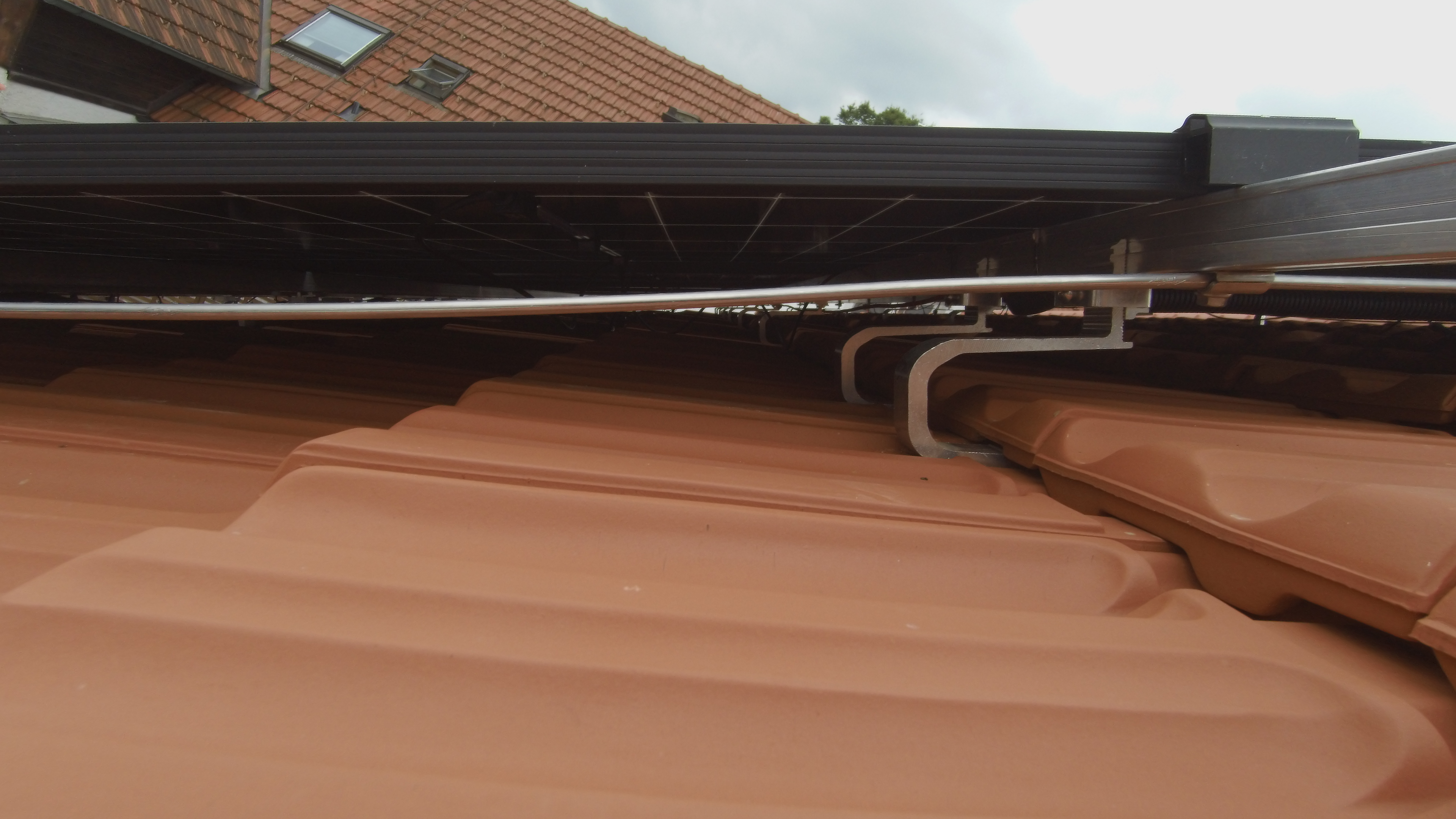 grounding rods and black rail covers (front and back)