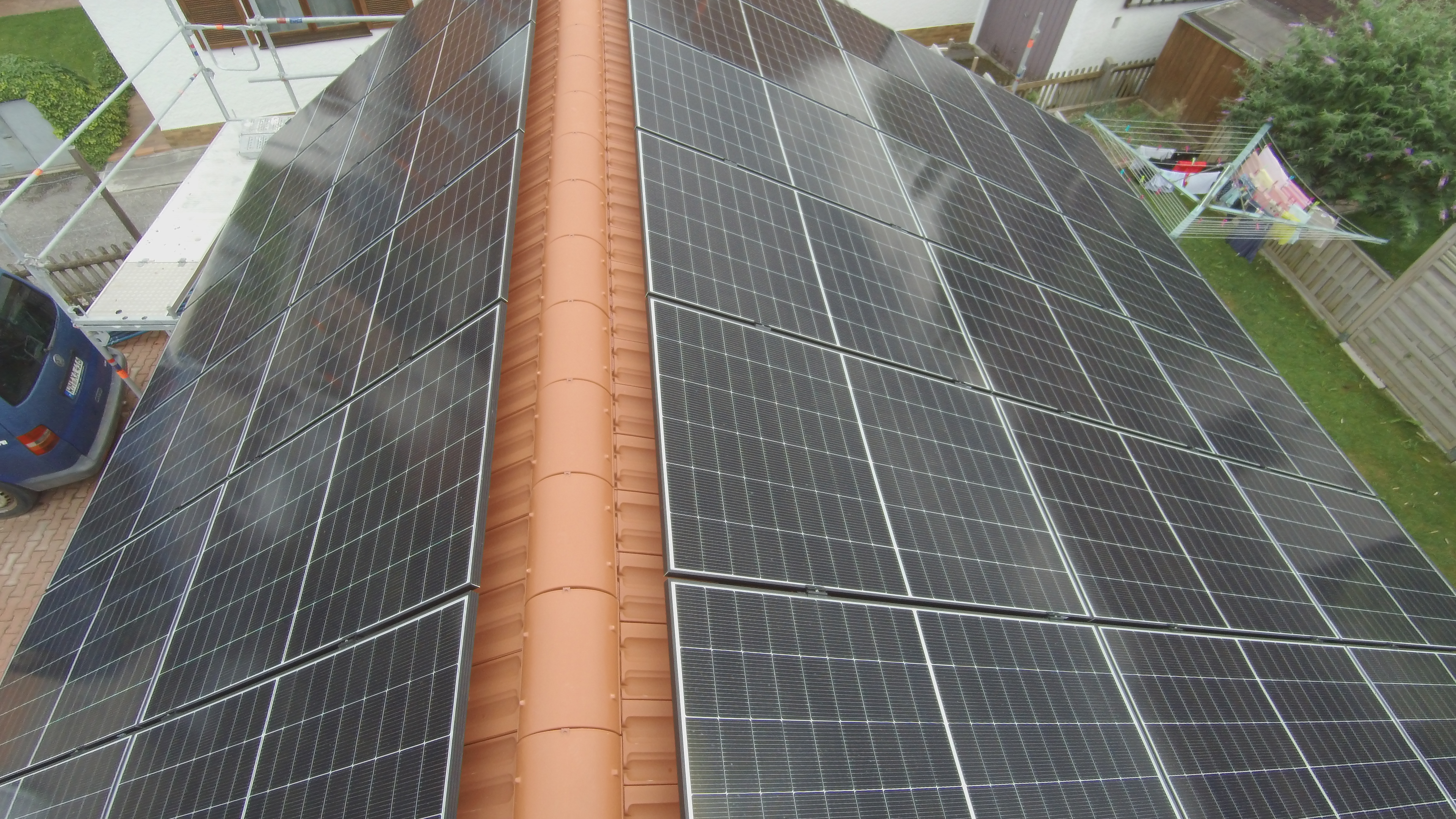 garage modules, top view