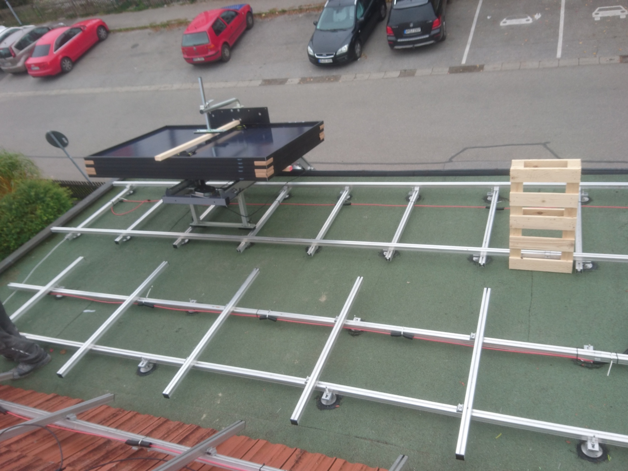 Western roof, mounting system