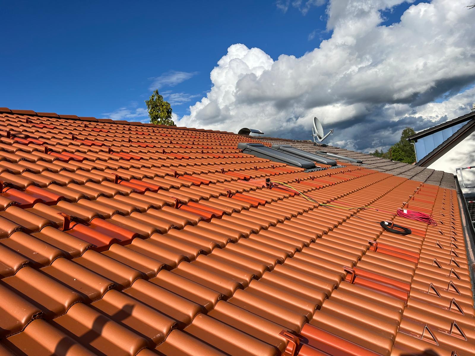 metal replacement tiles with roof hooks, Otto Lehmann