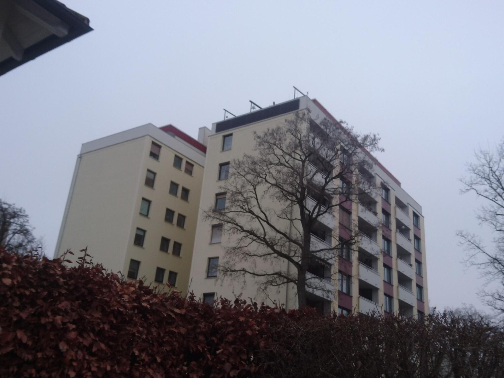 building, ground view